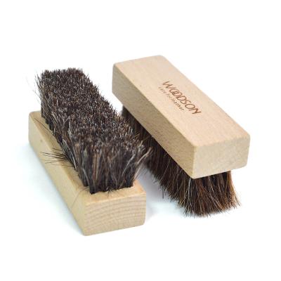 Chine Brosse en bois de chaussure de crin d'accessoires de nettoyage de chaussure pour le polonais à vendre