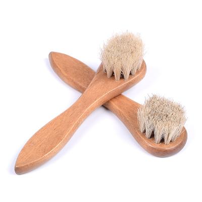 Chine Applicateur polonais de crin de brosse naturelle de chaussure pour la prise d'huile à vendre