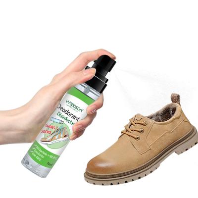 China Custom Liquid Shoe Fabric Deodorant Spray Private Label 100ml Te koop