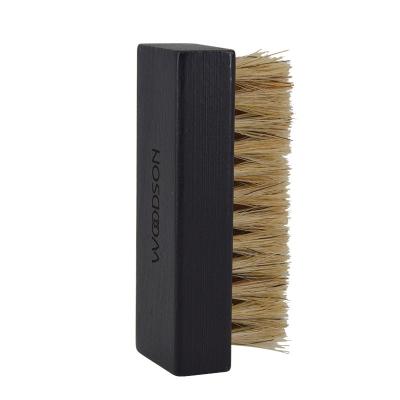 Chine 100% poils de porc manche en bois Sneaker chaussure brosse de nettoyage Kit Hod soies brosse à chaussures à vendre