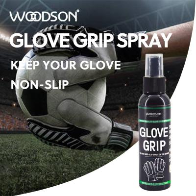 China Verbetert de tractie Voetbalhandschoenen Grip Spray Voetbal Pickleball Paddle Doelbewaker Handschoen Grip Spray Te koop