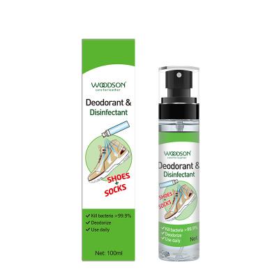 Китай WOODSON Shoe Deodorizer Spray Smelling fresh shoe odor remover spray продается