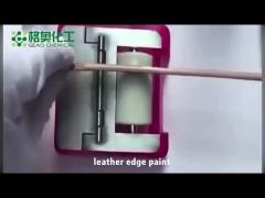 Leather edge paint