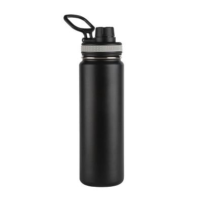 China Durable Stainless Steel Vacuum Insulated Water Bottle Custom Water Bottle With Spout Lid 24 Ounce For Sports Gym Office Eco Friendly for sale