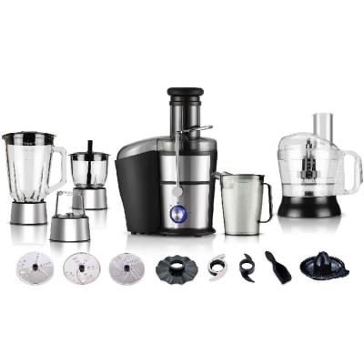 China Household OEM ODM 800W Stainless Steel High Power Multi Function Juicer with Accessories Mixing Chopping and Grinding for sale