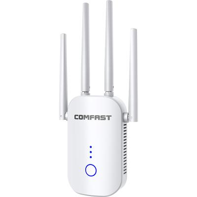 China Original Repeater Signal Booster Home Office Manufacturer COMFAST Dual Band 1200mbps 5G WiFi Repeater Booster for sale