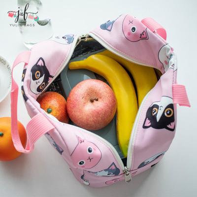 China Polyester factory waterproof inner cool bag custom thermo lunch bags for school kids wholesale for sale