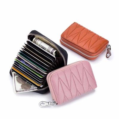 China Luxury Fashionable Leather RFID Purses Wallet Women For Woman Designer Coin Ladies Wallets 2021 Phone Clutch Purses Long for sale