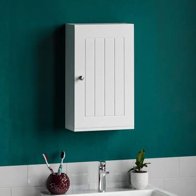 China Customized Floating Style Single Door Luxury Vanity Wall Mount Modern Bathroom Cabinets For Sale for sale