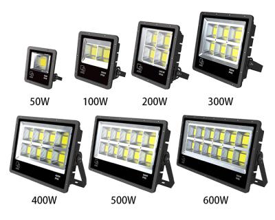 China 2021 New Products 50W 100W 200W 300W 400W 500W 600W COB AC85-300V Portable Sports Field Led Modular Flood Light for sale