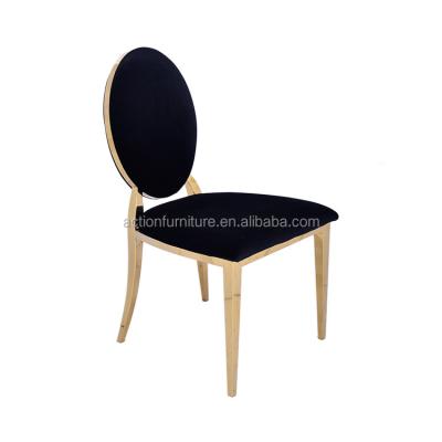 China Laser Cutting Modern Luxury Imitated Metal Stainless Steel Dining Chair Dining Chair Metal for sale