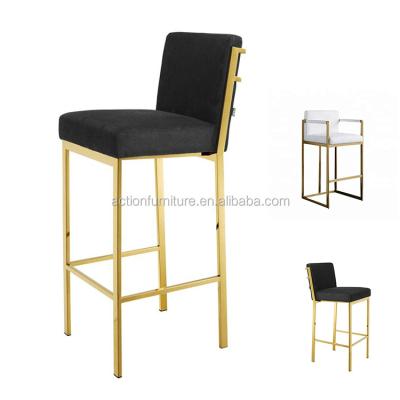 China Laser Cutting Commercial High Bar Chairs Stainless Steel With PU Leather Bar Stool Table And Chairs Kitchen Bar Chair For Wedding Party Used for sale