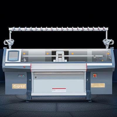 China Garment Shops 3 Systems Automated Three Knitting Machine Flat Sweater Knitting Machine for sale