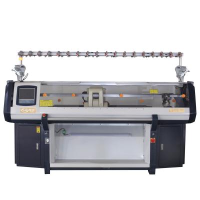 China Garment Shops Single Trolley With Three System 36inch Computerized Flat Knitting Machine With Yarn Feeder for sale