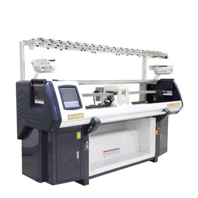 China Garment Shops Three System Home Use Computerized Flat Knitting Machine For Jacquard Sweater Stoll Type for sale