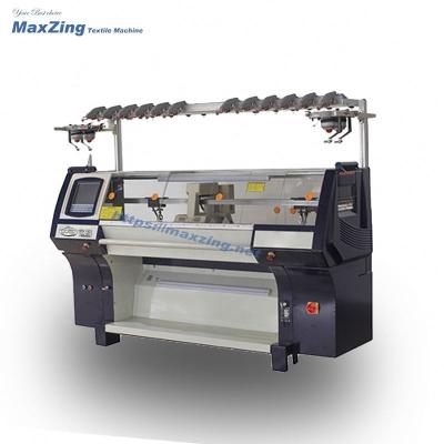 China Factory Best Price 16Gauge Collar Knitting Machine 14G Camfive Model New 2021 Flat Knit for sale