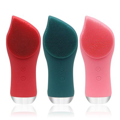 China Best Price DEEP CLEANING Cleansing Heater 2 in 1 Massage Electric Facial Cleansing Brush for sale