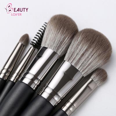 China Easy to Carry Fine Wool 5 Mini Portable Makeup Brushes Tube Fiber Cheapest Product High-Gloss Alumina for sale