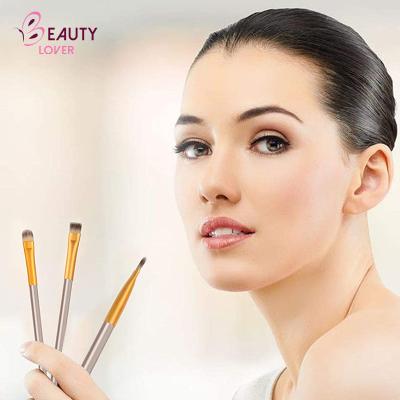 China Easy to Bag Champagne Beige Makeup Brush Set from Carry Wholesales Beige Pu Brush for sale