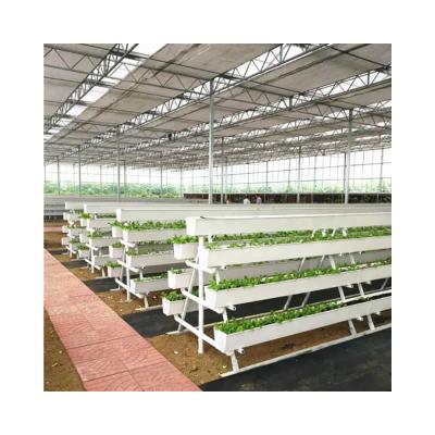 China Soilless Cultivation Professional PVC Gutter for Multi-Span Agricultural Greenhouses for sale