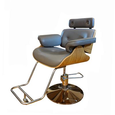 China New comfortable luxury hot sale modern durable beauty and wood hair salon styling chair furniture manufacturer for sale