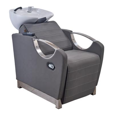 China Durable Material Hair Salon Hair Salon Shampoo Chair Wiggling Shampoo Washing Unit for sale