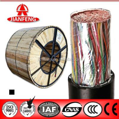 China 2019 10 pair telecommunication jianfeng telephone cable 1800 to PAIRS 0.40MM 0.50MM 0.60MM conductor for sale