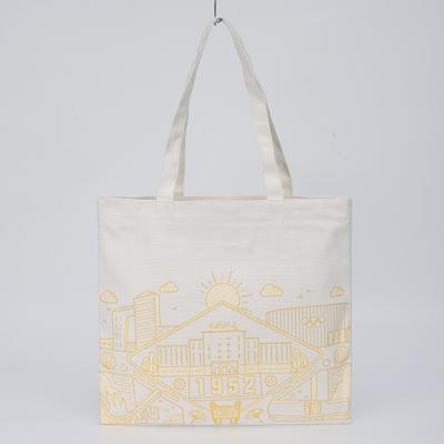 China Eco - Friendly Custom Printed Canvas Tote Bag Quality Wholesale Production Process for sale