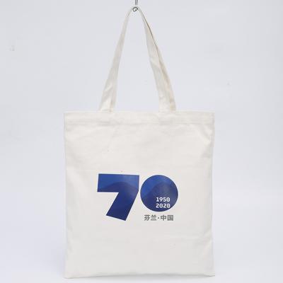 China Eco-friendly premium logo printed custom beach canvas boat tote bag with zipper and inside pocket for sale