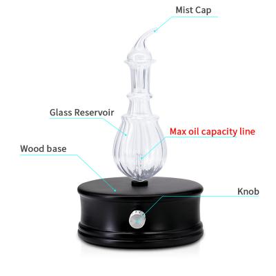 China No Water Auto Cut Waterless Nebulizer Diffuser With Colorful Night Lights for sale