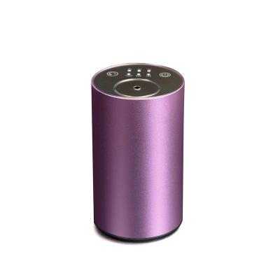 China Car Refillable Waterless Refillable Diffuser Aroma Therapy Fashion Essential Oil Plug In Nebulizing Diffuser Christmas Gift for sale