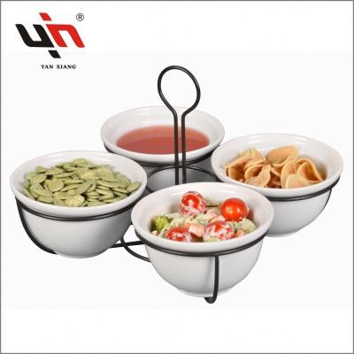 China Sustainable Cound Ceramic Bowl Set Ceramic Bowl Factory Price Yanxiang Porcelain for sale