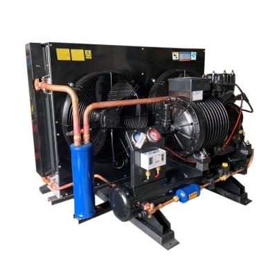 China Semi-Hermetic Cold Room Blast Chillers 10 Ton 30 HP Cold Storage Chillers Compressor Condenser Unit for sale