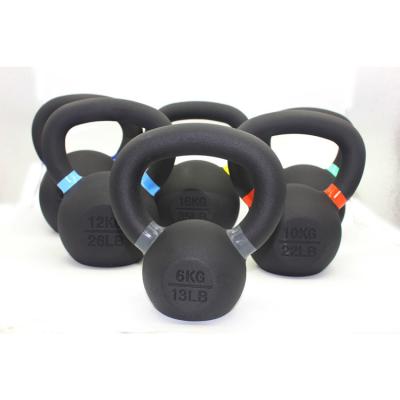 China Universal Steel Kettlebell Fitness Weight Equipment Handle 4-32kg Workout Sport Exercise Competition Iron Set Kettlebells For Home Gym for sale