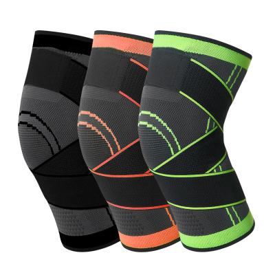 China Universal Basketball Elastic Home Workout Gym Equipment Fitness Equipment Knee Brace Compression Knee Protector Sleeve Support Brace Strong Lifting for sale