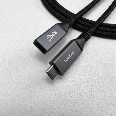 China Mobile Phone USB 3.2 100 watt zinc alloy braided fast charging data cable type C to type C fast charging cable for Apple macbook Android for sale