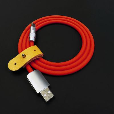 China Mobile Phone 65W Ultra Fast Charging Cable Metal Zinc Alloy Liquid Silicone USB to Type C Charger Data Cable OD6.0 for iPhone Android for sale