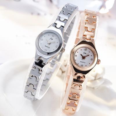 China Rose Gold Watch Women Luxury Crystal Stainless Steel Wrist Watches Fashion Top Brand JW Quartz Waterproof Ladies Casual Dress Watch Synchronize for sale