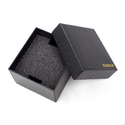 China Cheap Price Yazole Black Plain Watch Box Luxury Watch Recyclable Hot Selling Packaging Boxes for sale