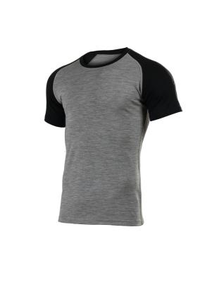 China Anti-Wrinkle Made In China Top Quality Merino Wool Crew Neck Slim Fit 100% T-Shirt For Running for sale