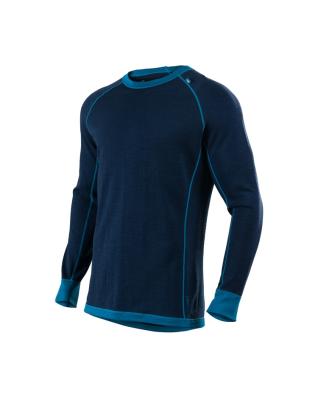 China Temperature regulation; Anti-odor; without itching; Who respects the environment; Antistatic; Antibacterial; Wholesale Custom High Quality Eco-Friendly Long Sleeve Merino Wool Compression Wicking Winter Thermal Shirt for sale