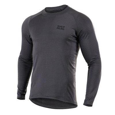 China Breathable Made In China Top Quality Long Sleeve Muscle Fitness Shirt For Man for sale