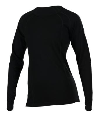 China Wholesale Breathable Women Men Long Sleeves Gym Training Black Shirts for sale