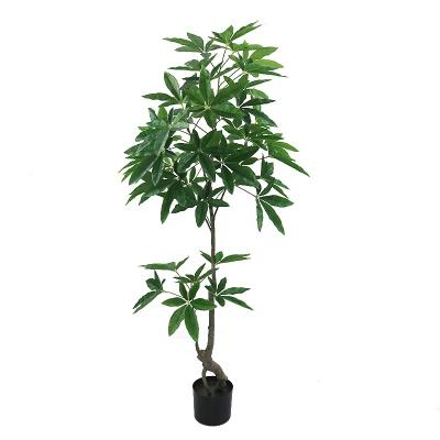 China Art Decor High quality 150cm tall faux pachira glabra tree for indoor decoration for sale