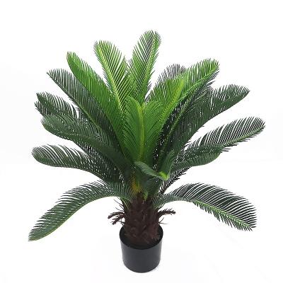 China Art Decor Garden Decorative Artificial Cycad Revoluta Tree 90cm High For Landscape Decoration for sale