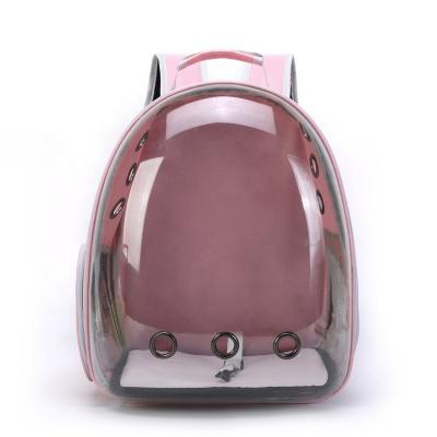 China Water Proof High Quality Pet Astronaut Transparent Backpack Small Dog Outgoing Cat Backpack Pet Carrying Space Capsule for sale