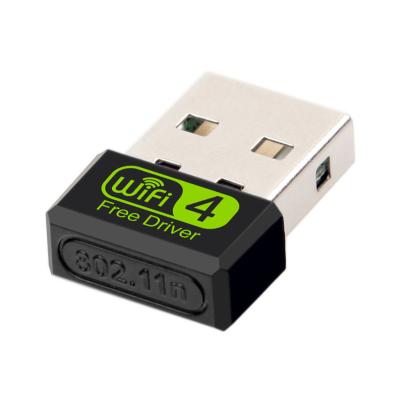 China High Quality Laptop Usb 150Mbps Mini Adapter Driverless Wireless Wifi Network Card for sale