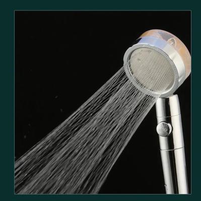 China With Slide Bar Bathroom Shower Accessories ABS Turbo New Spa Shower Heads Creative Modern High Pressure Shower Heads Small Size for sale