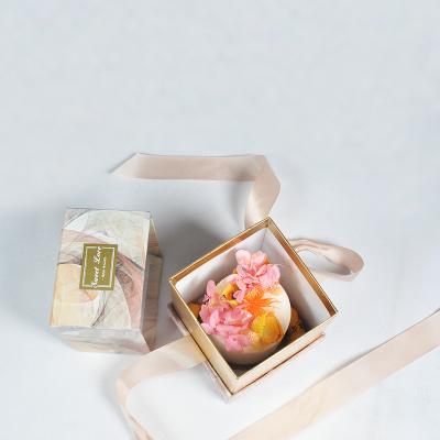 China Recycled Materials 2022 New Style Custom Printing Candle Jars Luxury Paper Box Box For Candle for sale