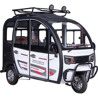 China 2022 Cargo Fully Enclosed 3 Wheel Electric Tricycle for Passengers and Cargo for sale